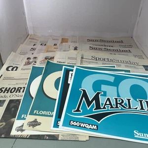 Lot von 19 und 4 Plakaten - Sun-Sentinel Zeitungen 2003, 2004, 2005, 2006 Sport - Bild 1 von 23