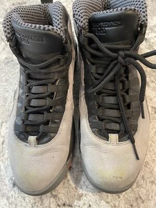 Men's Nike Air Jordan 10 X Retro Cool Grey Infrared, 310805-023 Size US 10 - Picture 1 of 9