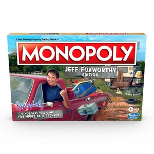 🔥 Jeff Foxworthy Monopoly Game NEW SEALED 2020 Edition - Redneck Humor Strategy - Picture 1 of 1