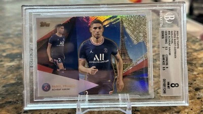 2021-22 Topps paris Saint German 1/1 Achraf Hakimi   - Image 1 of 4