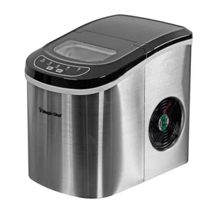 MAGIC CHEF MCIM22ST Ice Maker 27 Lbs/Day Portable Ss - Picture 1 of 4