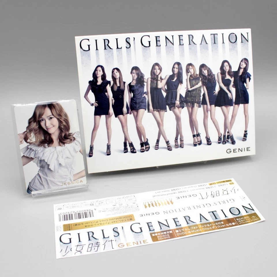 SNSD Girls Generation Genie Limited edition Japan CD+DVD+Photocard Jessica - Image 1 of 1