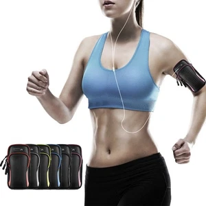 GREY Phone Arm Band Gym Phone Holder Phone Arm Case Running Band For Runnin DY - Photo 1 sur 7