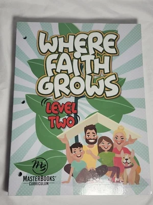 Homeschool Master Books Bible Curriculum Where Faith Grows Level Two Elementary - Image 1 of 4