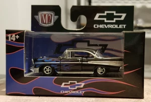 Chevy Bel Air 1957 1:64 Diecast Car Auto Meets R86 24-83 M2 Machines - Imagen 1 de 5