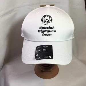 Gorra Nike Special Olympics Club Talla M/L Blanca Nueva Con Etiquetas Con Defectos - Imagen 1 de 8