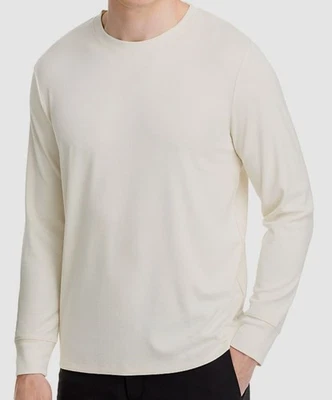 Camiseta Theory Hombre Marfil Esencial Cuello Redondo Manga Larga Talla M Foto 1 de 4