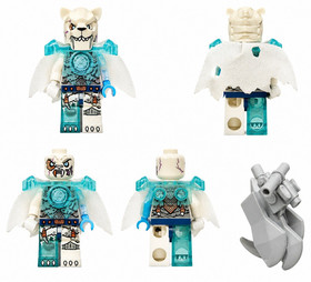 LEGO Legends of Chima Sir Fangar minifigure w/ cape & weapon loc033
