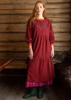 “Glimra” woven dress in0 organic cotton Size XL Gudrun Sjoden - Image 1 of 4