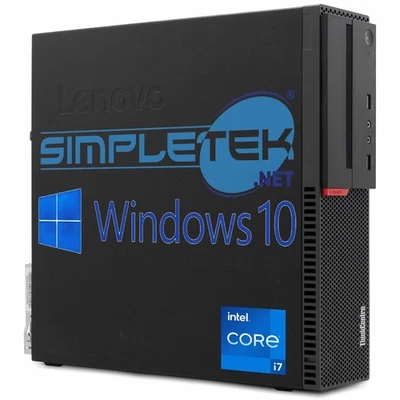 Lenovo Thinkcentre M800 SFF i7 Win 10 RAM 32GB SSD 2TB Gpu GT730 Serial - Image 1 of 4