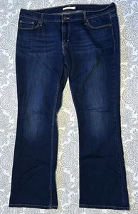 Levi's 524 Bootcut Damen Jeans Blau Größe 17 - Bild 1 von 8