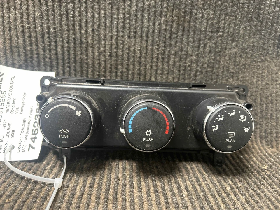 Fits 2009 Dodge Journey Heater A/c Control OEM:58111891AD Foto 1 de 4