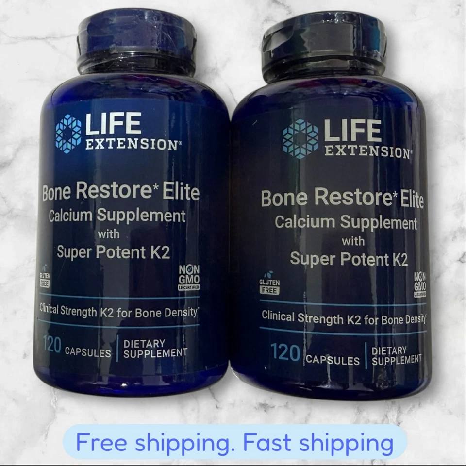 Bone Restore Elite With Vitamin K2 120 Capsule Life Extension