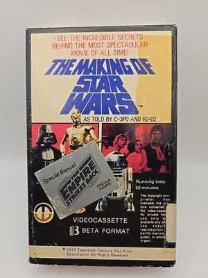 The Making of Star Wars as told by C-3PO & R2-D2 1980 BETA / Magnetic Video RARE - Image 1 of 4