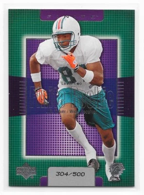 2003 Upper Deck Finite /500 JR Tolver #281 Rookie RC Miami Dolphins NFL SP - Image 1 of 2