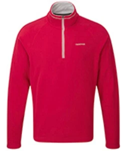 Craghoppers Hombres Selby Media Cremallera Vellón - Rojo Chile - XL - ENVÍO Y DEVOLUCIÓN GRATUITOS - Imagen 1 de 2