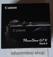 Appareil photo numérique compact Canon PowerShot G7X Mark II 2 noir dans sa boîte