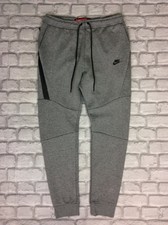 NIKE TECH FLEECE MENS UK L GREY JOGGING SWEATPANTS ACTIVEWEAR SPORTS