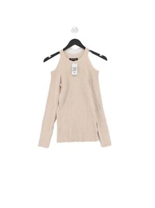 International Concepts Women's Jumper XS Tan Rayon with Nylon Crew Neck Pullover - Picture 1 of 6