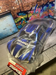 New Traxxas Maxx Slash 6S Blue Factory Painted Clipless Body Rc Part #13434 - Picture 1 of 24