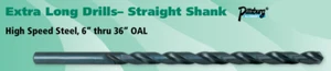 19/32x12 HSS 6" STR.SHK. EXTRA LONG DRILLS-PITTSBURG ITEM NO. 1613812(FT) - Picture 1 of 1