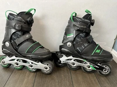 Patines en línea K2 SK8 Hero BOA aluminio juvenil tamaño ajustable 4-8 ruedas 76 mm Foto 1 de 4