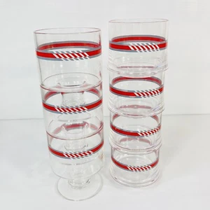 Guzzini 7 Pieces Small Tumblers Wine Glasses Luigi Massoni Vintage MCM Kartell - Picture 1 of 11