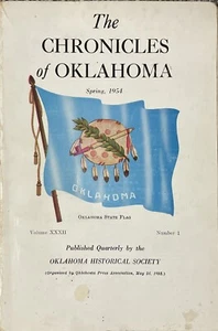 The Chronicles Of Oklahoma Historical Almanac Spring 1954, Volume XXXII, #1 - Picture 1 of 1