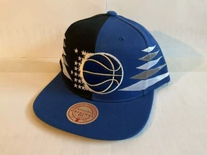 SOMBRERO/GORRA ORLANDO MAGIC~MITCHELL & NESS CORTE DIAMANTE (NEGRO-AZUL) NUEVO - Imagen 1 de 3