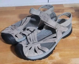 Keen Damengröße 7 braune geschlossene Zehe Pantoletten Slipper Sandalen - Bild 1 von 8