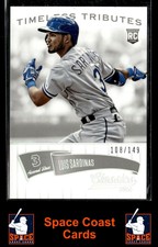 2014 Panini Classics Luis Sardinas #180 /149 Timeless Tributes Silver