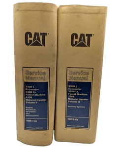 CAT CATERPILLAR 330B LN ESCAVATORE OFFICINA ASSISTENZA LIBRO RIPARAZIONE MANUALE SET COMPLETO - Foto 1 di 13