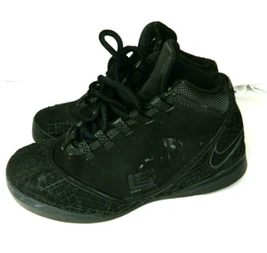2008 Nike Lebron Zoom Soldier II 2 Sz 7.5 Steath 318694-001 Shoes Sneakers - Picture 1 of 10