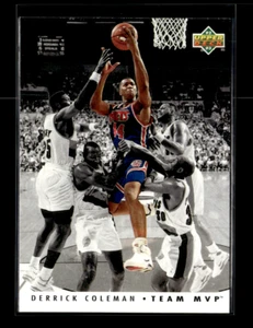 1992-93 Upper Deck Derrick Coleman Team MVP #TM18 - Picture 1 of 2