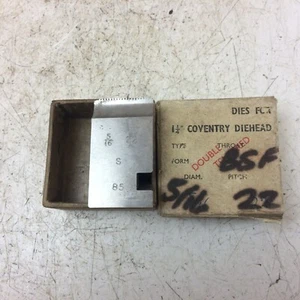 1/4" x 26 TPI to 1-1/4" x 9 TPI BSF Chaser Dies for 1-1/4" Coventry Die Head - Picture 1 of 25