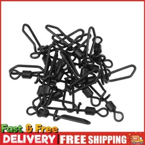 20pcs Carp Fishing Swivels with Quick Change Snap Clips Rolling Swivels - Picture 1 of 10
