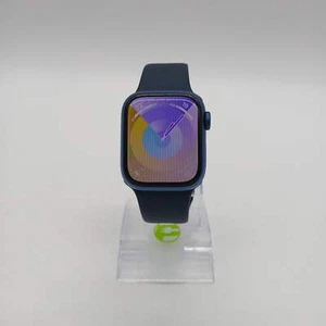 Entsperrt Apple Watch Series 7 41MM BLAU Aluminium Blau Sport Loop MKHC3LL/A - Bild 1 von 7