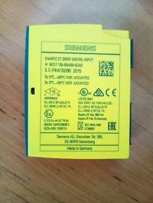 Siemens SIMATIC DP, ET 200SP, F-DI8 / 6ES7136-6BA00-0CA0 / 6ES7 136-6BA00-0CA0 - Bild 1 von 2