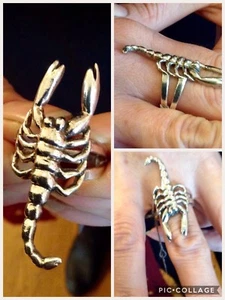 COOL VINTAGE STERLING SCORPION RING! - Picture 1 of 4