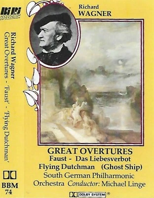 Richard Wagner Great Overtures CASSETTE ALBUM Classical bibi BBM74 - Image 1 of 4