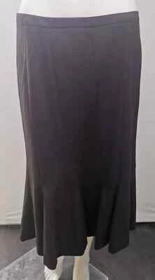 DDA NICOLE FARHI black panelled formal knee length skirt size 12 - Image 1 of 4