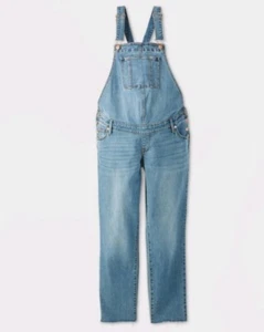Isabel Maternity By Ingrid & Isabel Blue Denim Overalls Women’s Size 2 Blue - Picture 1 of 6
