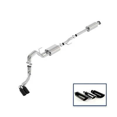 Ford Performance Cat-Back Exhaust System, Blk Chrome Tips Side Exit 15-20 F150 Foto 1 de 3