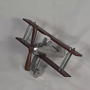 Unique Model biplane Wood and Metal - Picture 1 of 5