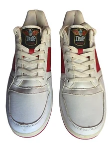 Troop Destroyer Sneaker Men’s White Red in Almost Pristine Condition Size 11.5 - Picture 1 of 18
