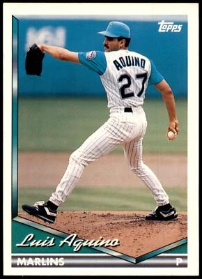 Luis Aquino #76 1994 Topps - Image 1 of 2