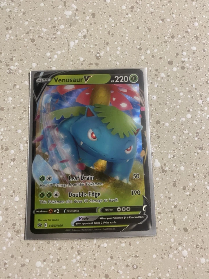 Venusaur V SWSH100 SWSH: Sword & Shield Promo Cards Holo - Image 1 of 1