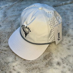 Zyia Golfmütze Kappe verstellbar weiß Chip Shot Cap belüftetes Seil - neu mit Etikett - Bild 1 von 6