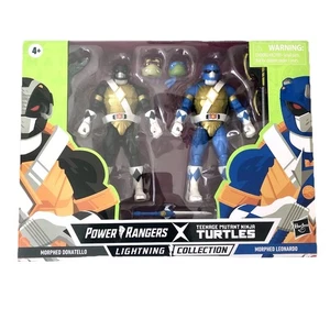 Power Rangers Teenage Mutant Ninja Turtles Lightning Donatello Leonardo Hasbro - Picture 1 of 9