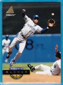 Pinnacle 1994 - Roberto Alomar #287 Salón de la fama - Toronto Blue Jays - Imagen 1 de 2